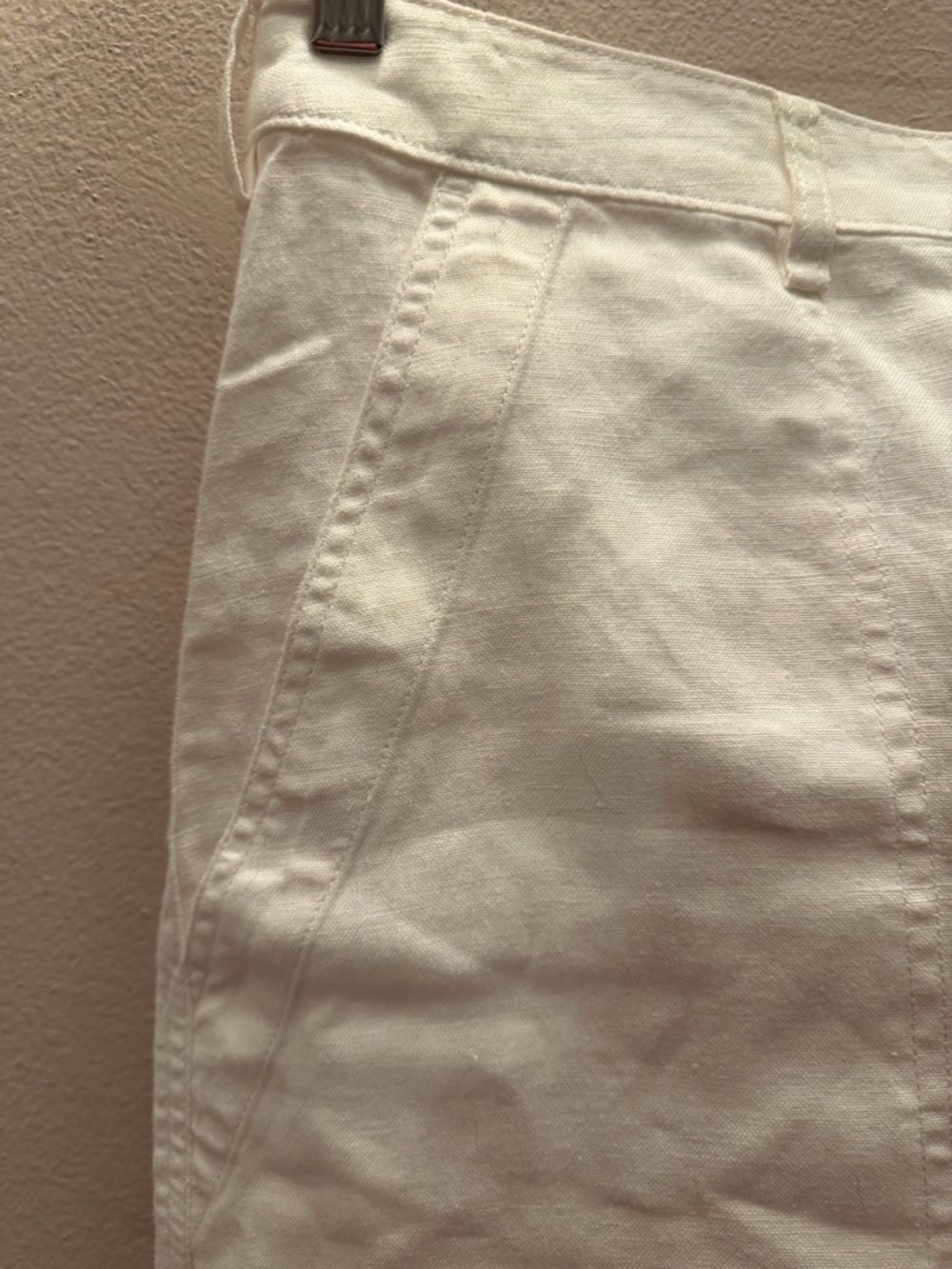 Lauren Ralph Lauren White Linen Button Front Maxi Skirt Side Slit Womens 0 - Picture 3 of 7